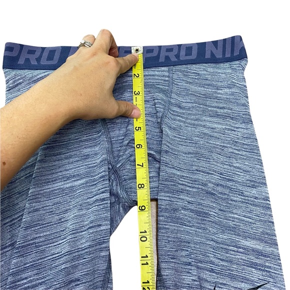 Nike Pro Dri-FIT Heathered Leggings Gym Exercise Size Small - Picture 8 of 9